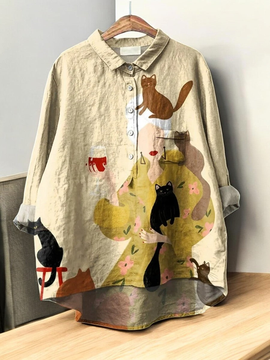 Laluna® | Fashionable Vintage Blouse