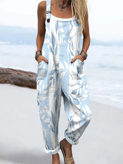 Vintage Floral Jumpsuit Women - Effortless Style & All-Day Comfort