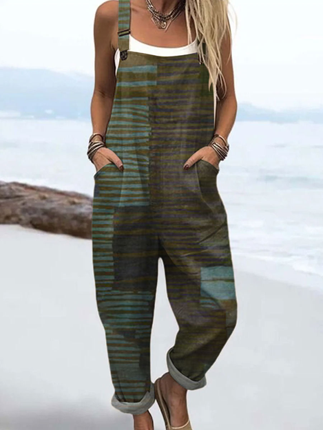 Vintage Floral Jumpsuit Women - Effortless Style & All-Day Comfort