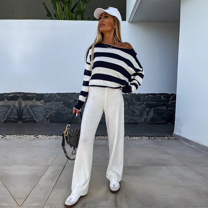 Marianne™ - Striped Casual Set