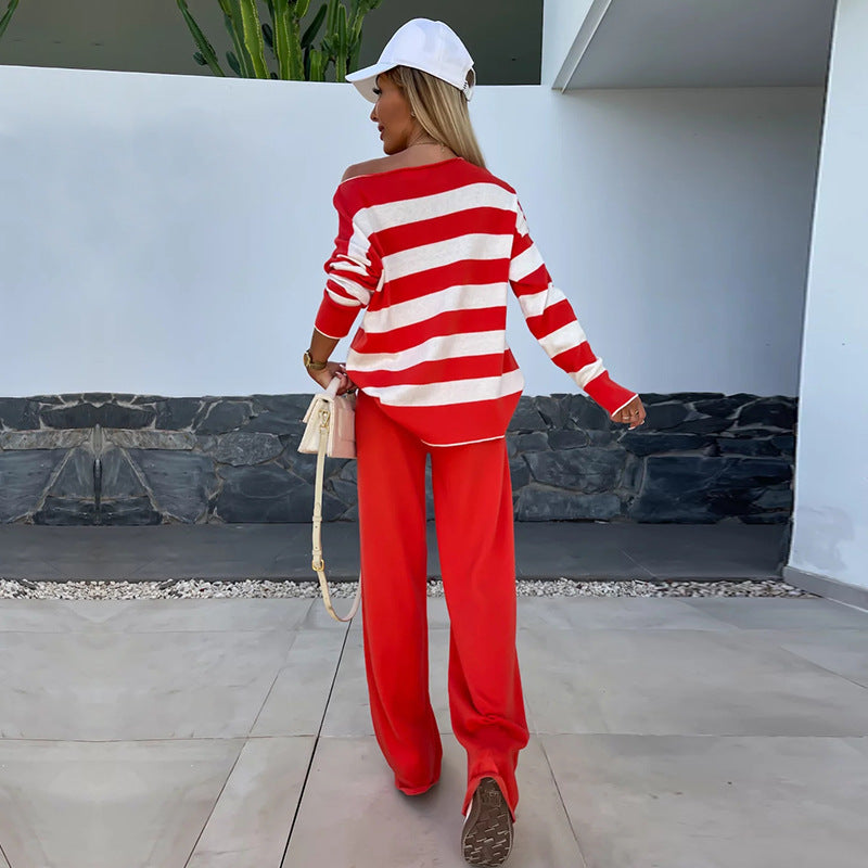 Marianne™ - Striped Casual Set