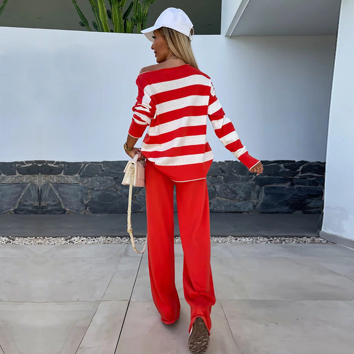 Marianne™ - Striped Casual Set