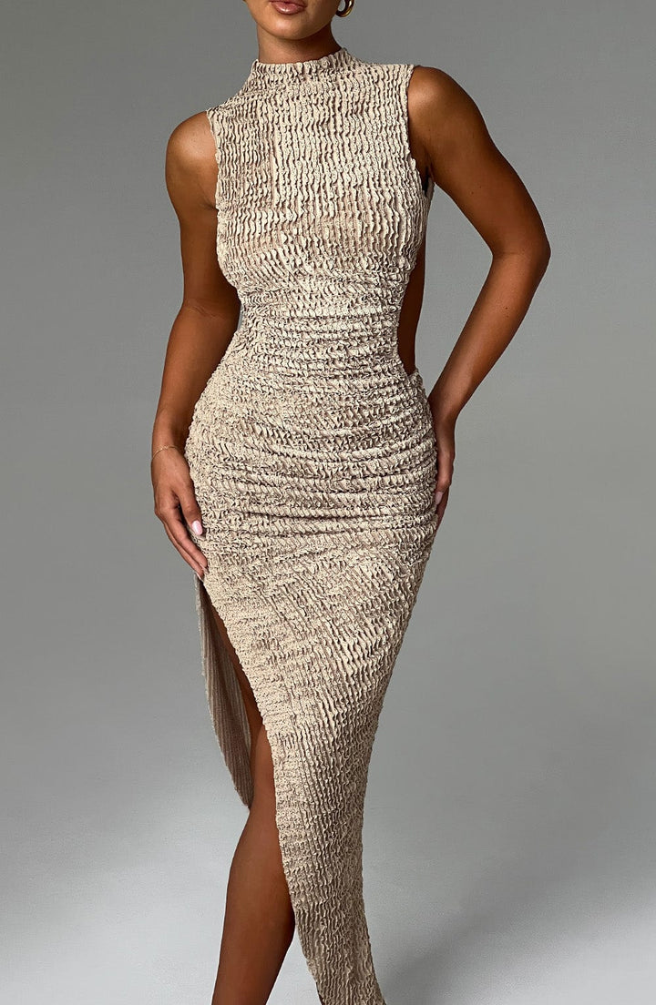 Aphrodite | Beige Midi Dress