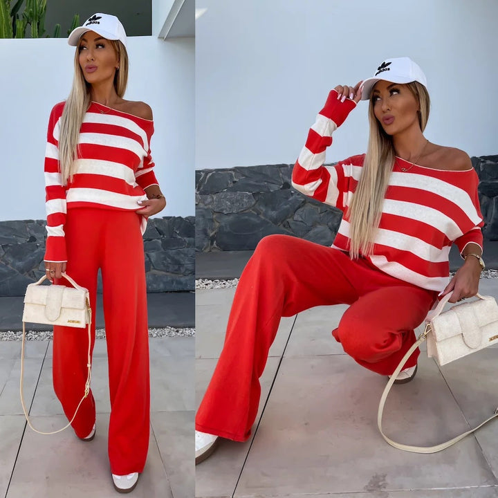 Marianne™ - Striped Casual Set