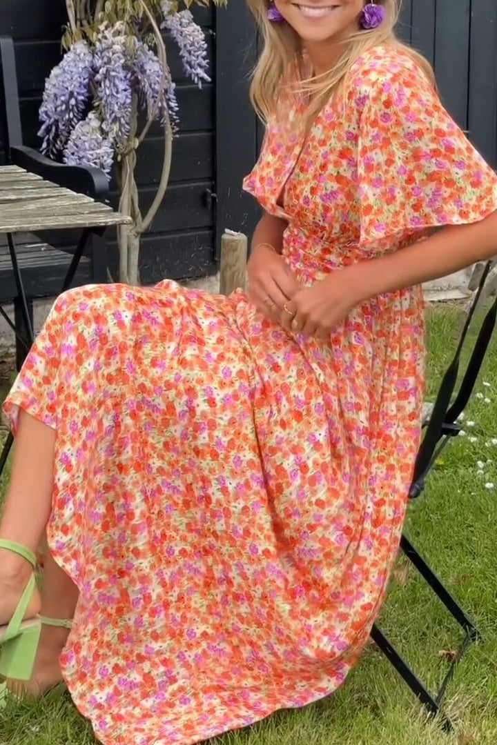 Sandra™ | Elegant Maxi Dress with V-neck